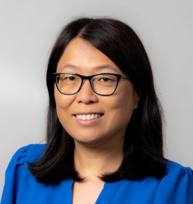 Xiaoyan Guo, Ph.D., is an assistant professor of genetics and genome sciences at UConn School of Medicine. August 7, 2023 (Tina Encarnacion/UConn Health Photo)